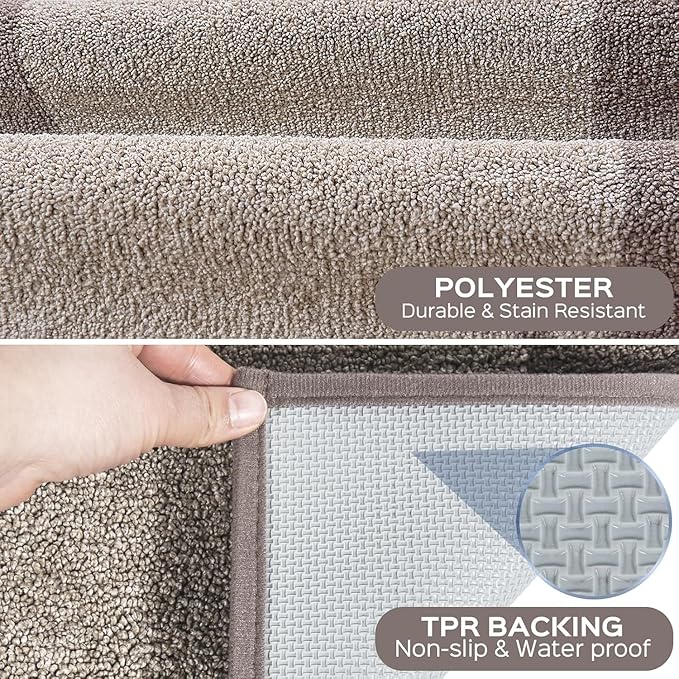Washable Area Rug 36" x 36", Non Slip Kitchen Rug - Image 4