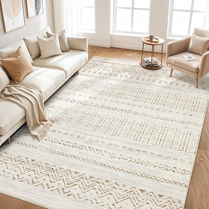 cotiled 5x7 Area Rugs Living Room Rug: Washable Boho Rugs - Image 6