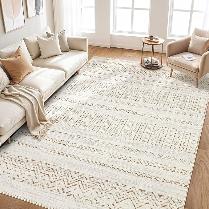 cotiled 10x14 Area Rugs Living Room Rug: Washable Boho Rugs - Image 7