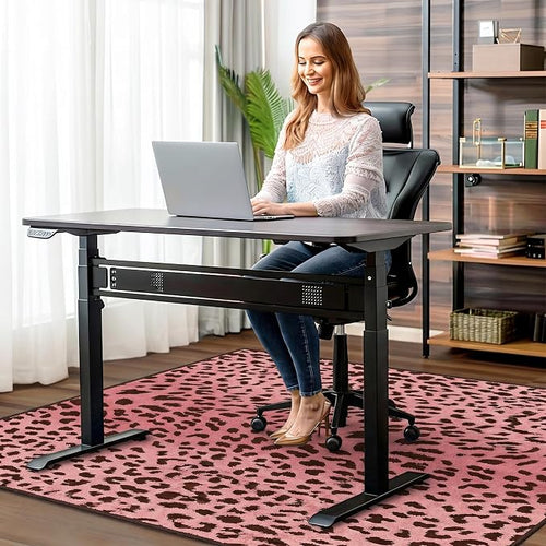 36"x60" Office Chair Mat for Hardwood Tile Floor, Under Desk Carpet Protector - Image 2