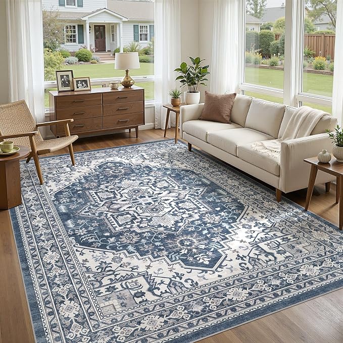 UERMEI 10x12 Area Rug for Living Room - Image 2
