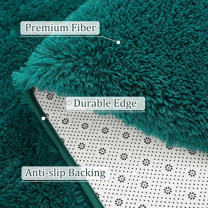 BENRON Soft Area Rugs for Living Room Bedroom Washable, Fluffy Rugs for Kids - Image 3