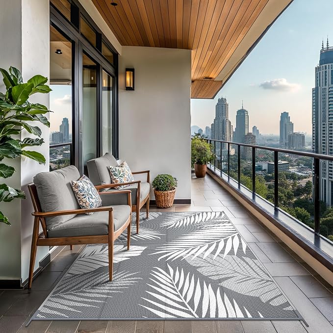 GENIMO Outdoor Rug 6' x 9' Waterproof - Image 4