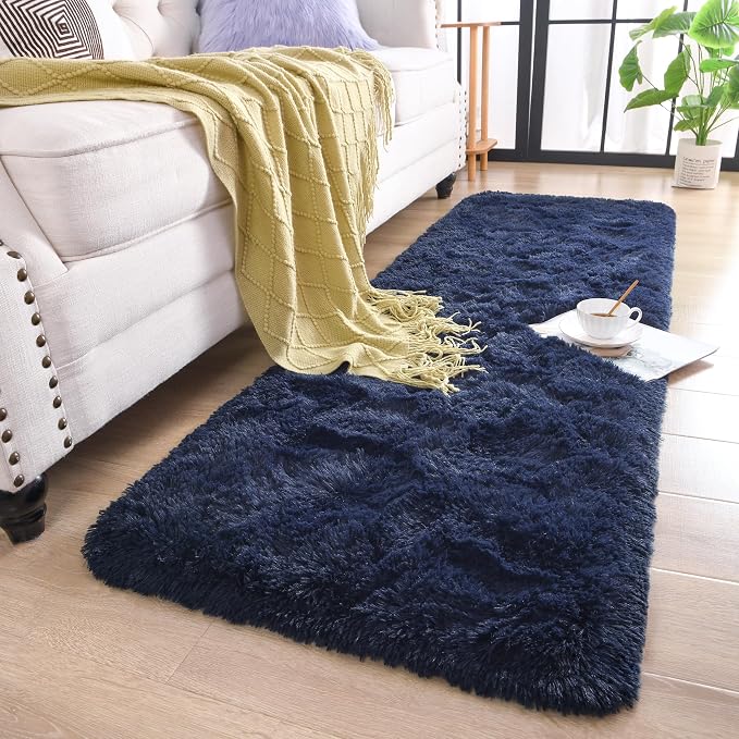 Chicrug Soft Runner Rugs for Bedroom Living Room Plush Fluffy Rug 2x5 Feet - Image 2