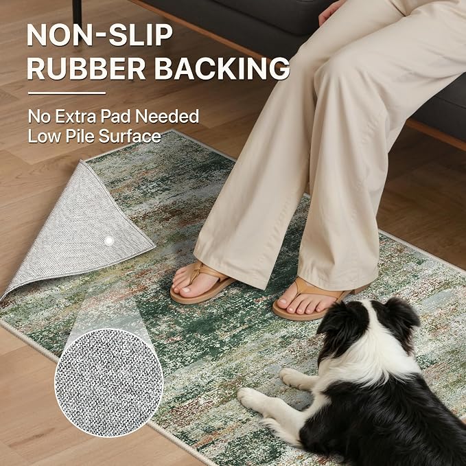 BEIMO Area Rugs 5x7 for Living Room Bedroom, Modern Abstract Machine Washable - Image 9