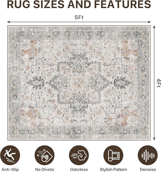 48"x60" Office Chair Mat for Hardwood Tile Floor, Under Desk Carpet Protector - Image 9