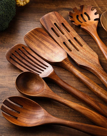 Wooden Kitchen Utensils Set - Image 4
