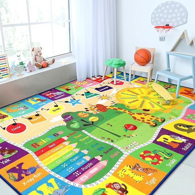 Chicrug Educational 3x5 Kids Area Rug - Image 2