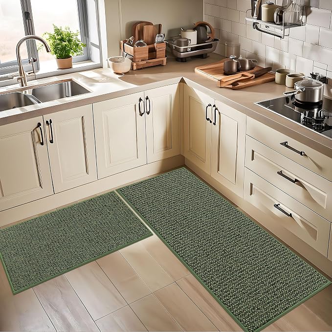 BEQHAUSE Kitchen Runner Rugs 32"x84", Non-Slip Kitchen Mats - Image 8