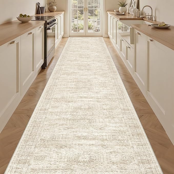3x20 Washable Runner Rug for Hallway, Non-Slip Long Hallway Runner for Entryway - Image 3
