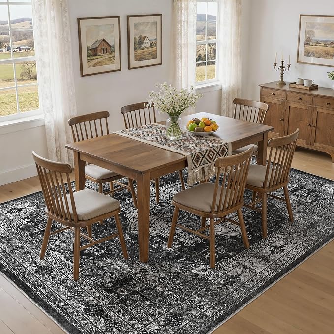 UERMEI 8x10 Area Rug Living Room Rugs - Image 4