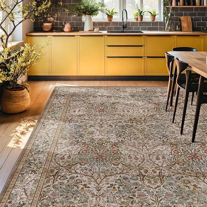Washable Dining Room Rugs for Under Table - Image 3