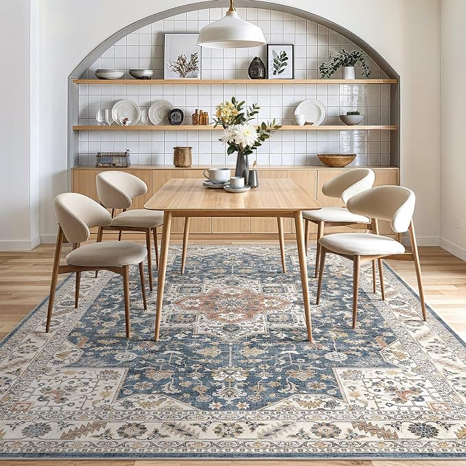 Vintage Living Room Area Rug 10x14 - Image 7