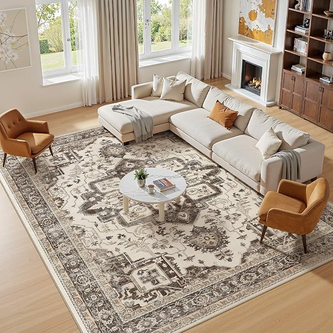 Washable 7x9 Area Rug for Living Room - Image 6
