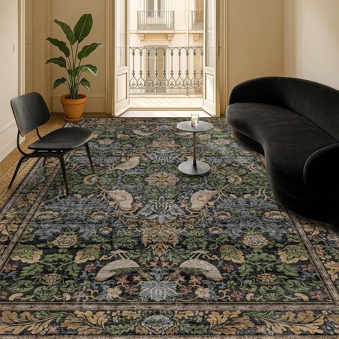 Vintage Green Rug for Extra Large Bedroom - Image 7