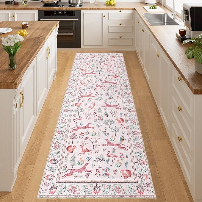 DUKINO 2x6 Rug for Hallway, Washable Kitchen Runner Rug - Image 5