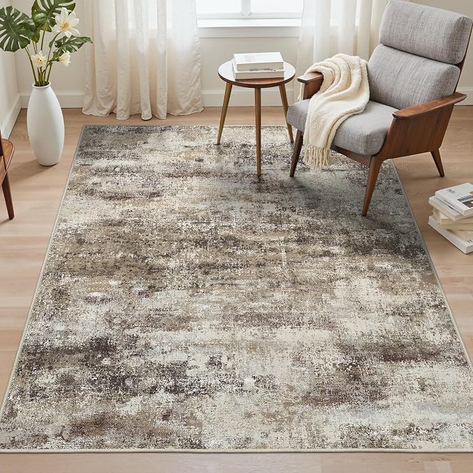 BEIMO Area Rugs 6x9 for Living Room Bedroom, Modern Abstract Machine Washable - Image 2