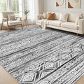 cotiled 6x8 Area Rugs Living Room Rug: Washable Boho Rugs by COTILED