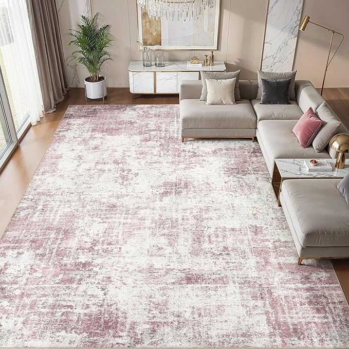 Washable 7x9 Area Rug for Living Room by COTILED