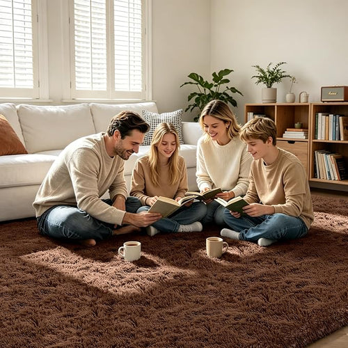 9X12 Large Area Rugs for Living Room Bedroom, Big Shag Rug for Bedroom Dorm - Image 2