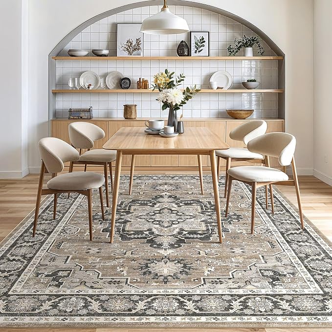 Vintage Living Room Area Rug 6x9 - Image 7