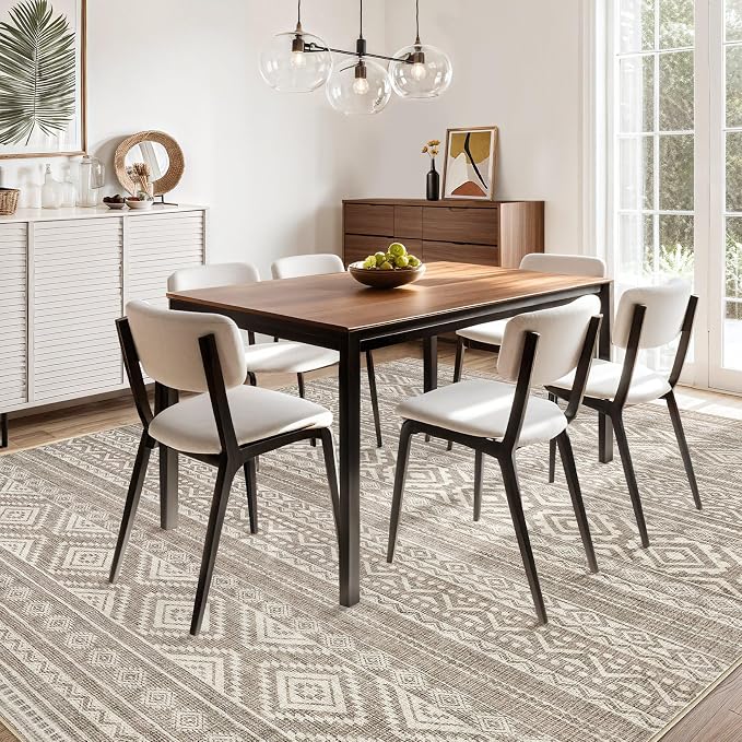 cotiled 5x8 Area Rugs Living Room Rug: Washable Boho Rugs - Image 5