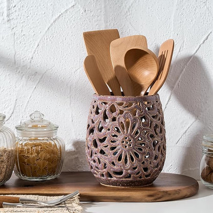 Farmhouse Kitchen Utensil Holder - Image 2