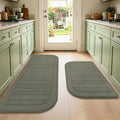 BEQHAUSE Kitchen Rugs Set of 2 Non-Slip Washable Kitchen Mats by BEQHAUSE
