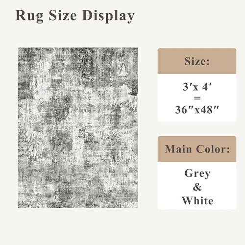 3x4 Washable Entryway Area Rug - Image 2