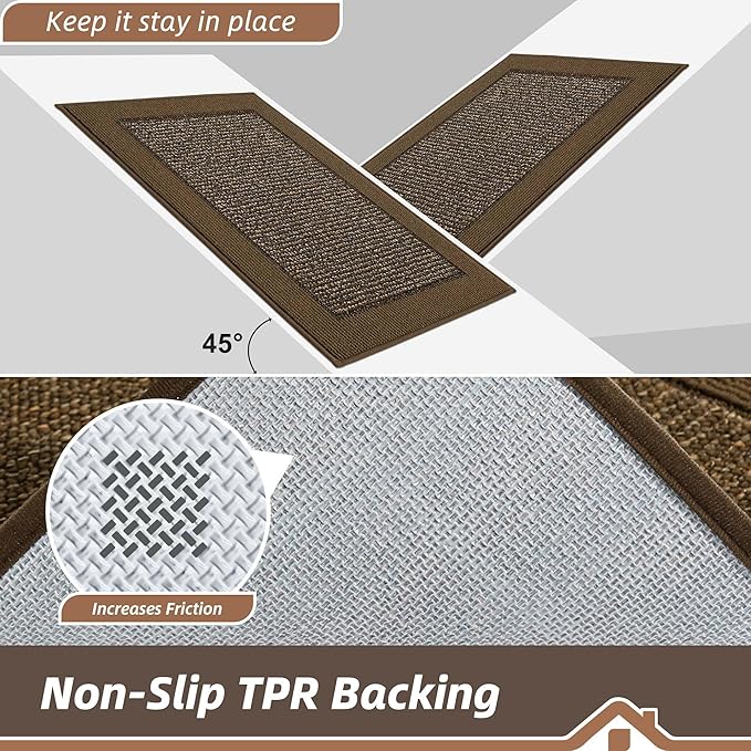 BEQHAUSE Indoor Door Mat 20" x 48", Dirt Trapper Door Mats Non-Slip Entryway - Image 4
