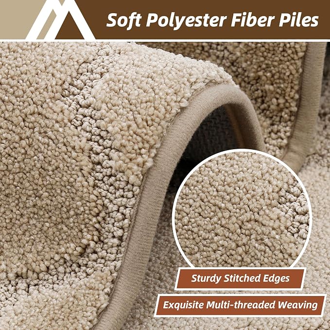 COSY HOMEER Kitchen Rugs 24"x36" Non-Slip Washable Kitchen Mats - Image 3