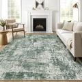 7x10 Area Rug Living Room: Washable Large Abstract Soft Stain Resistant Indoor by LOONGRUG