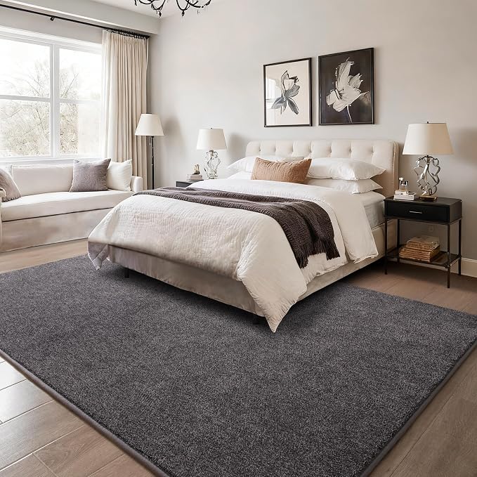 Keeko 7x10 Area Rugs for Living Room, Soft Modern Memory Foam Bedroom Rug - Image 4
