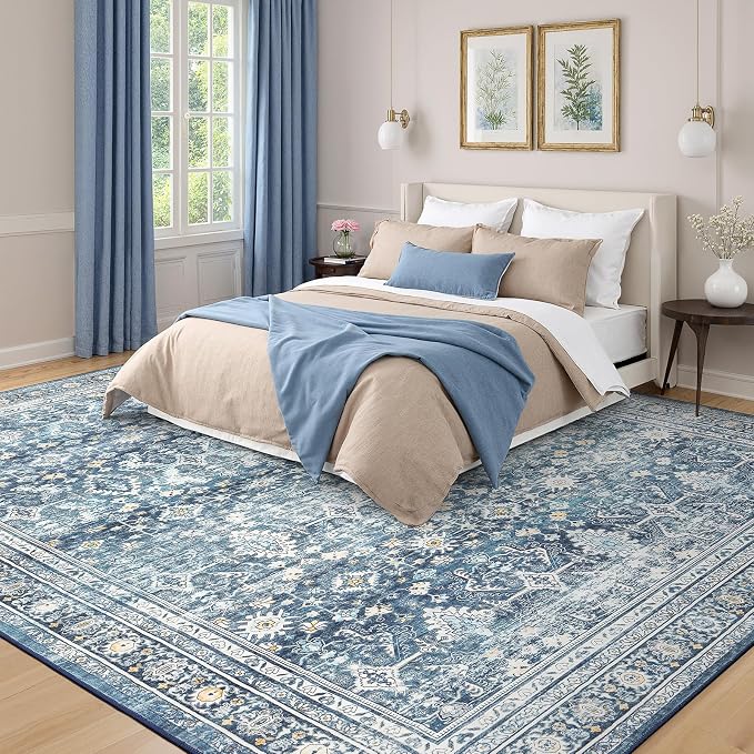 Lofus 9x12 Area Rug for Living Room, Soft Boho Carpets for Bedroom Dining Room - Image 2