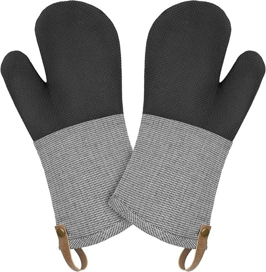 Cuisinart Kitchen Oven Mitts – Heat-Resistant Kitchen Mitts by BestBrands