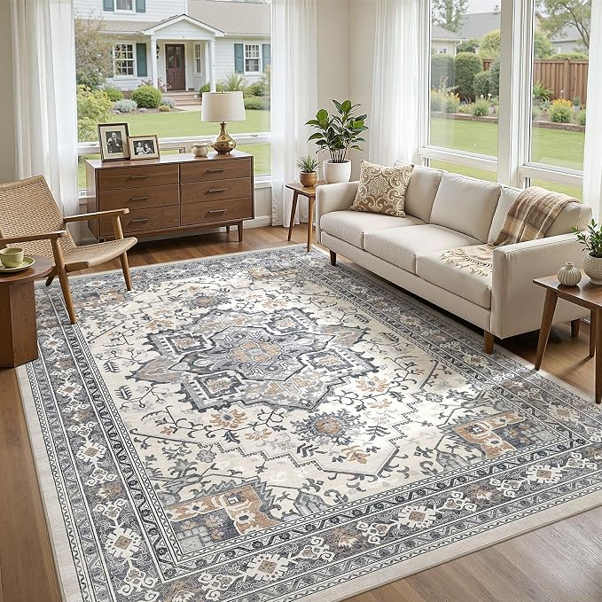 UERMEI 6x9 Area Rug Living Room Rugs - Image 6