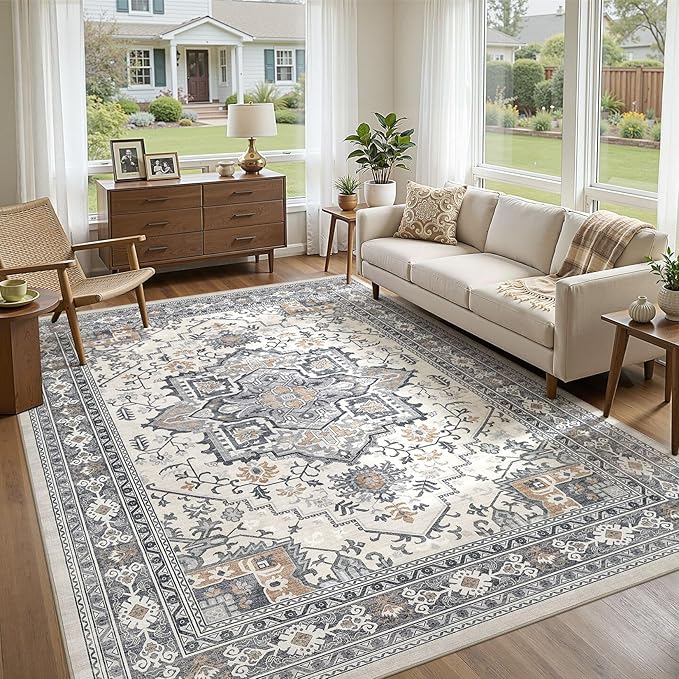 UERMEI 8x10 Area Rug Living Room Rugs - Image 5