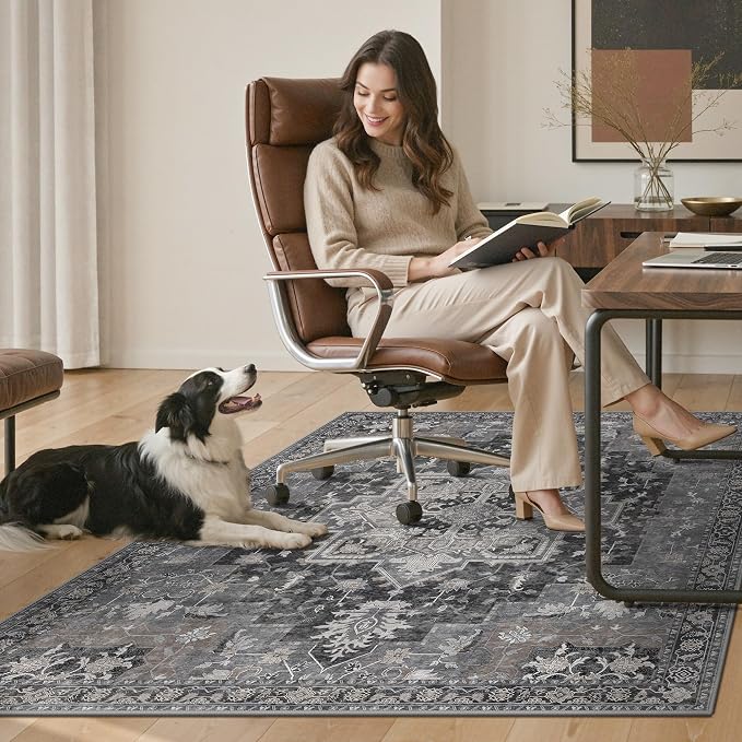 48"x72" Office Chair Mat for Hardwood Tile Floor, Under Desk Carpet Protector - Image 7