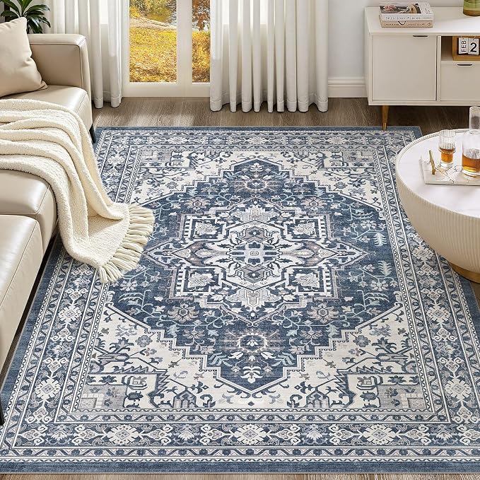 UERMEI 8x10 Area Rug for Living Room - Image 2