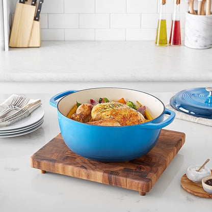 Amazon Basics Enameled Cast Iron Dutch Oven Pot - Image 6