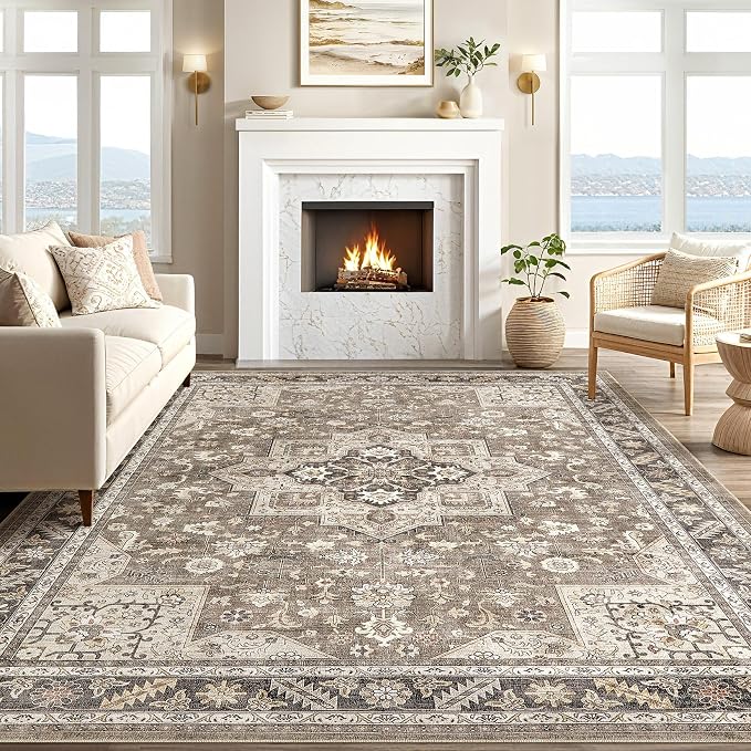 Vintage Living Room Area Rug 6x9 - Image 6