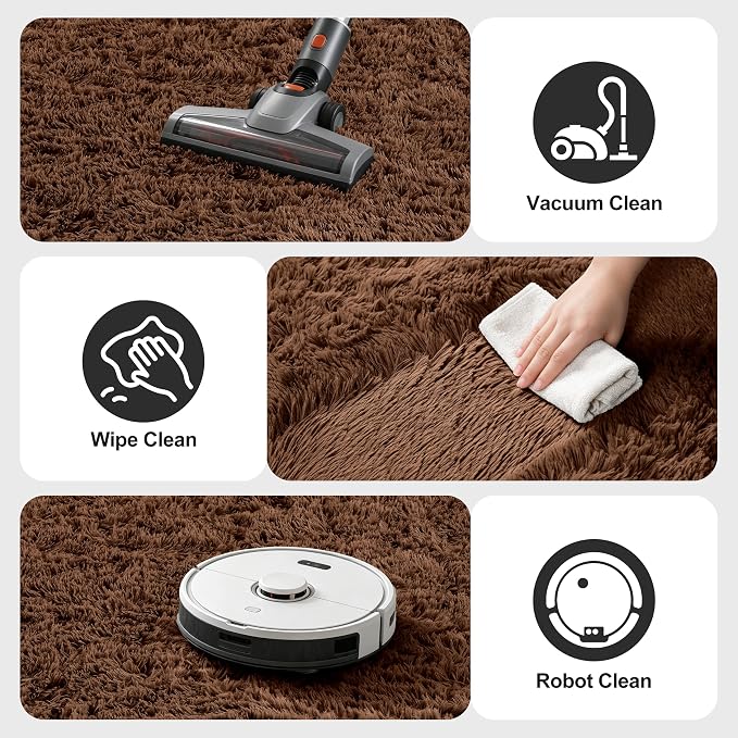 Shag Area Rugs for Bedroom Living Room, Indoor Carpet Plush Rugs for Living - Image 7