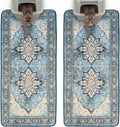 Hompet Cat Litter Mat 2 Pack, 24x60 Large Machine Washable Trapping Mats by Hompet