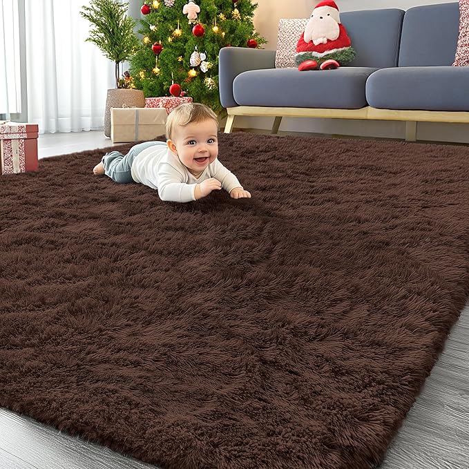 OLANLY 7x8 Machine Washable Large Area Rugs by OLANLY