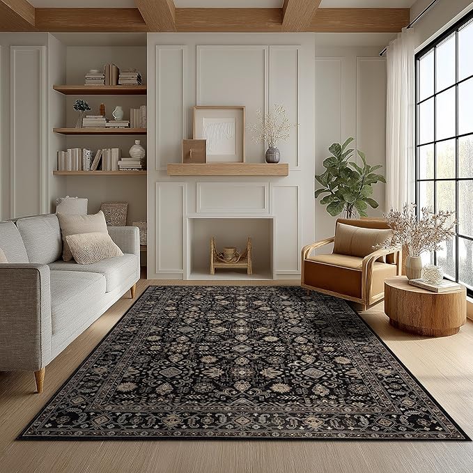 Ruaruarug Washable Area Rug 5x7 by Ruaruarug