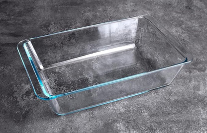 Deep Clear Glass Baking Dish, Rectangular Tempered Glass Baking Pan, The - Image 3