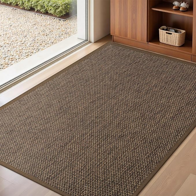 LEKEEPGO Door Mat 32"x47", Non Slip Door Mat Indoor Entrance, Rubber Backing by LEKEEPGO