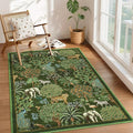 GarveeHome Jungle Animal Print Rug 3x5 Washable Area Rugs by GarveeHome