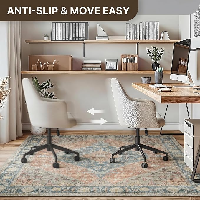 36"x60" Office Chair Mat for Hardwood Tile Floor, Under Desk Carpet Protector - Image 4