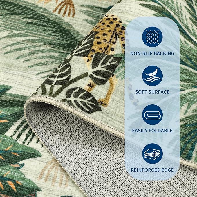GarveeHome Round Area Rugs 4ft for Kids Room - Image 4